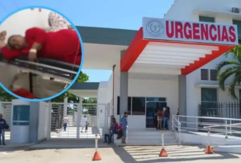 Doble drama de desplazados: huyeron de la guerra en la Sierra buscando ayuda y alcaldía de Ciénaga los mandó a la clínica con comida en mal estado